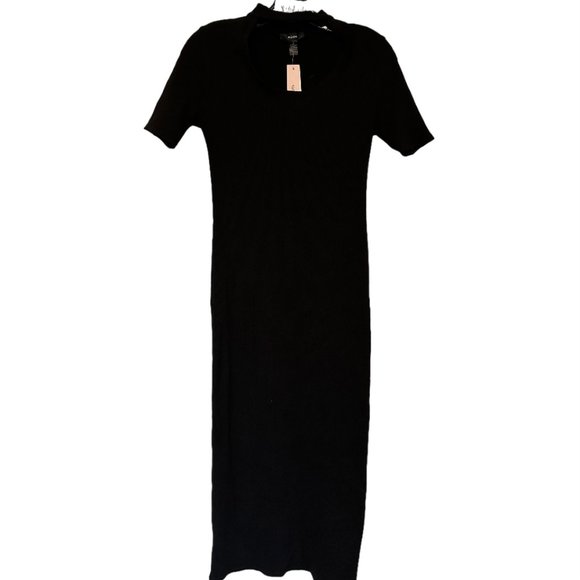 AQUA NECK CUTOUT MIDI DRESS, NWT - Picture 2 of 4